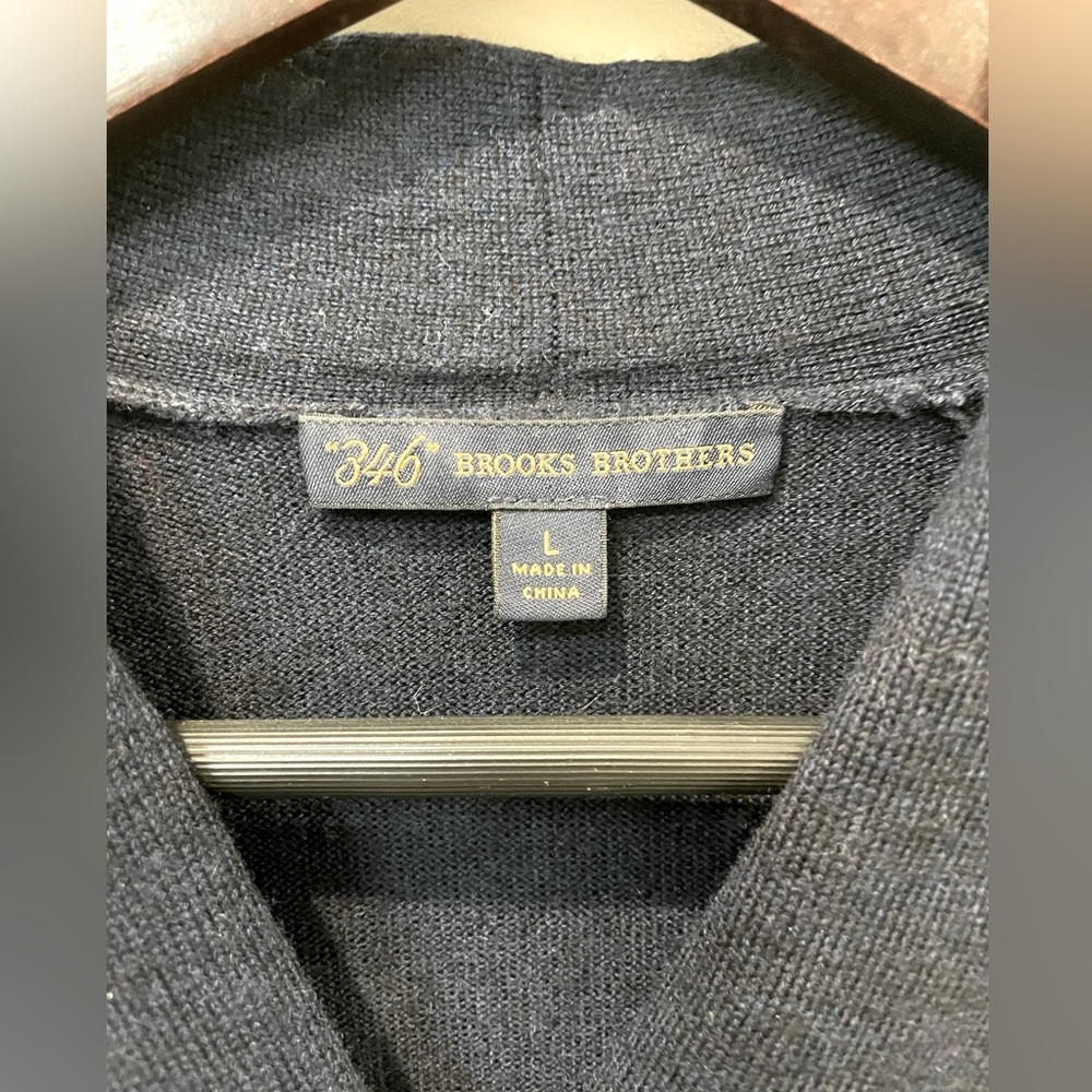 Women blue merino wool sweater Large